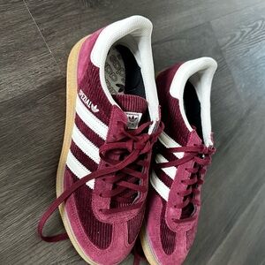 Adidas Burgundy Gazelle Originals Sneakers